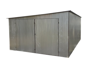 Plechová garáž 4x6m Pozink