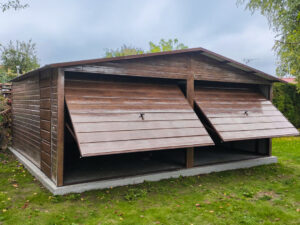 Garáž z plechu 6 x 5,5 m MODERN